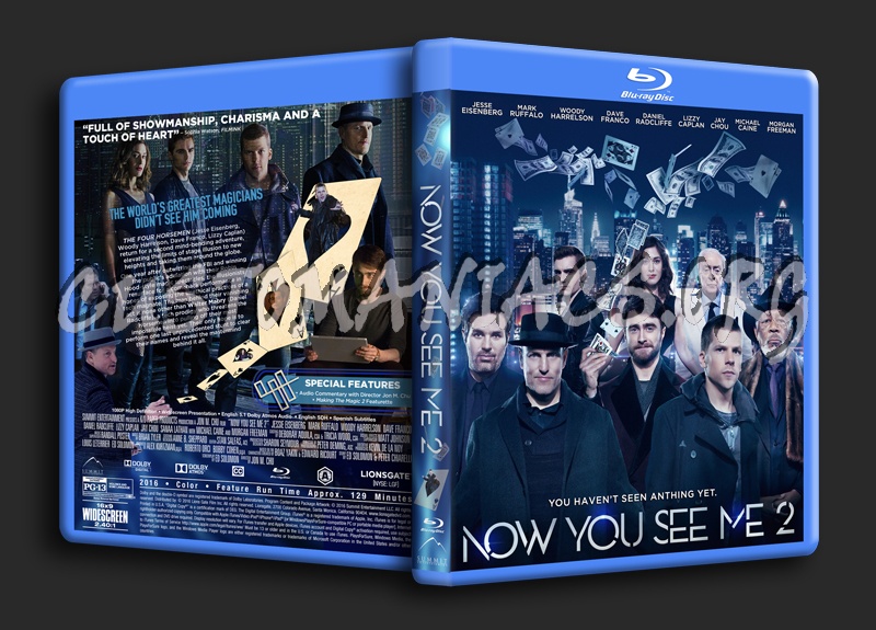 Now You See Me 2 dvd cover