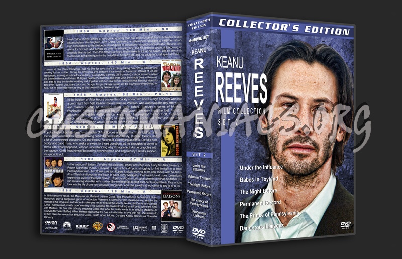 Keanu Reeves Film Collection - Set 2 dvd cover