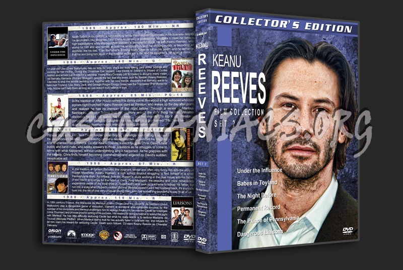 Keanu Reeves Film Collection - Set 2 dvd cover