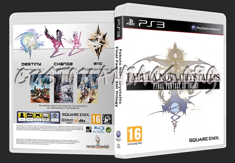 Final Fantasy XIII trilogy dvd cover