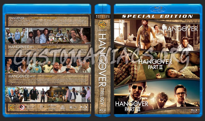 The Hangover Trilogy blu-ray cover