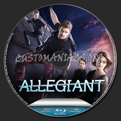 Allegiant blu-ray label