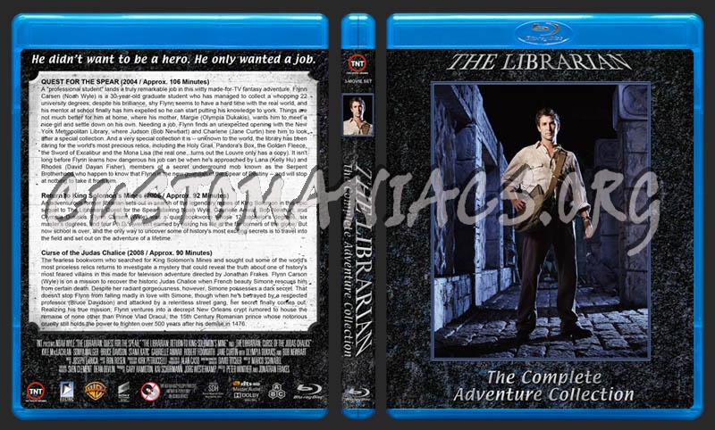 The Librarian Triple Feature blu-ray cover