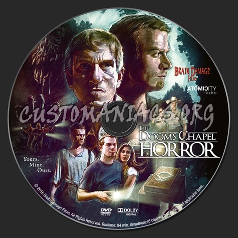 The Dooms Chapel Horror dvd label