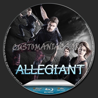 Allegiant blu-ray label