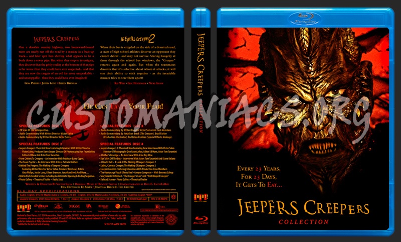 Jeepers Creepers Collection blu-ray cover