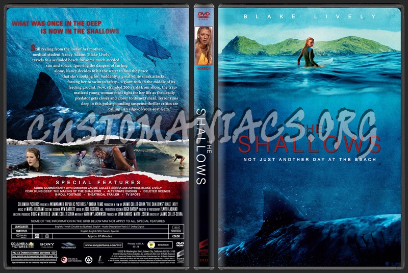 The Shallows dvd cover