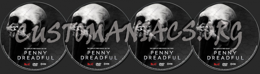 Penny Dreadful Season 3 dvd label
