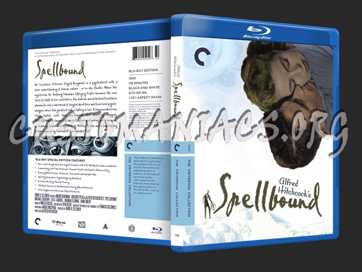 136 - Spellbound blu-ray cover