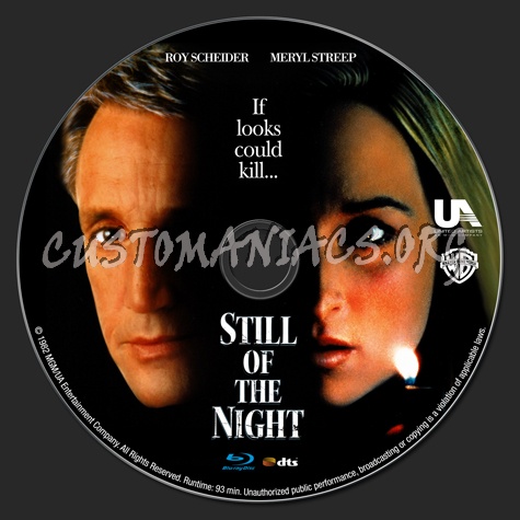 Still of the Night blu-ray label