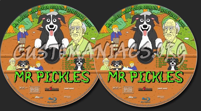 Mr Pickles blu-ray label