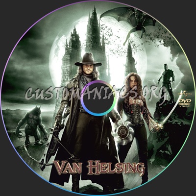 Van Helsing dvd label