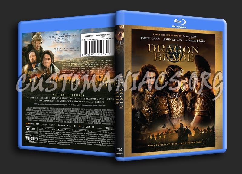 Dragon Blade blu-ray cover