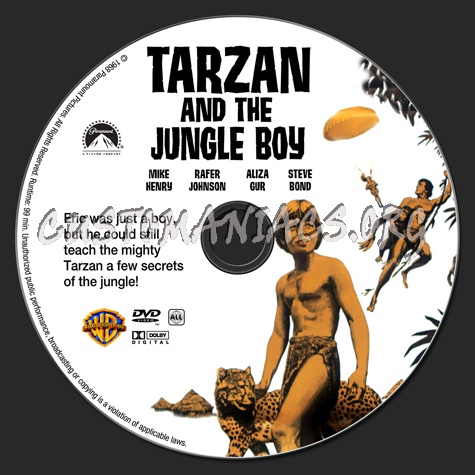 Tarzan and the Jungle Boy dvd label