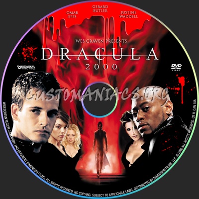 Dracula 2000 dvd label