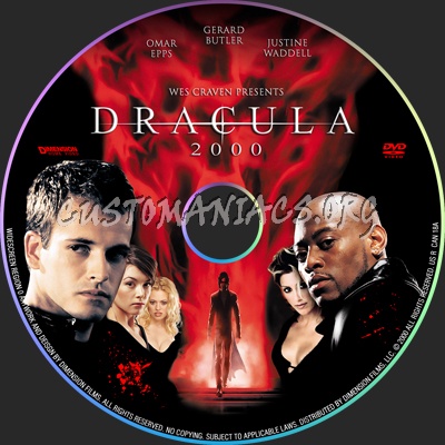 Dracula 2000 dvd label