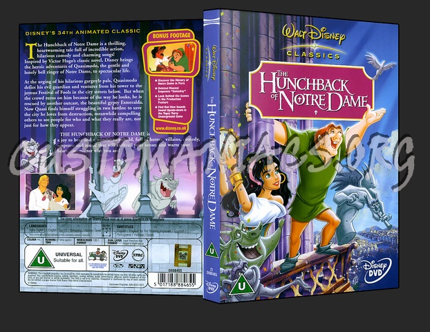 The Hunchback Of Notre Dame dvd cover