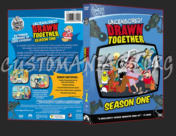 Drawn Together Season 1 dvd cover