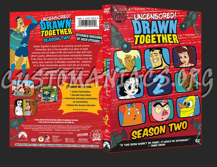 Drawn Together Season 2 dvd cover