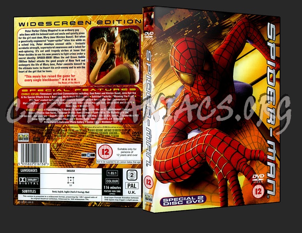 Spider-Man dvd cover