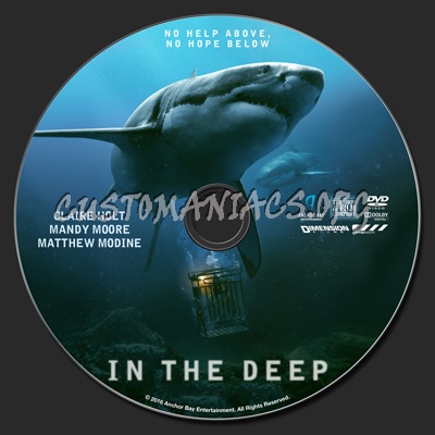 In The Deep dvd label