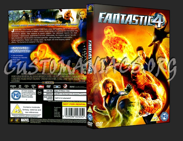 Fantastic Four dvd cover