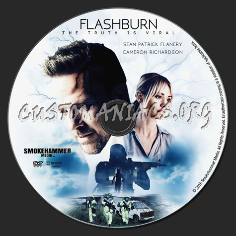 Flashburn dvd label