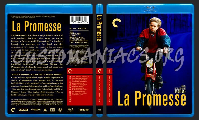 620 - La Promesse blu-ray cover