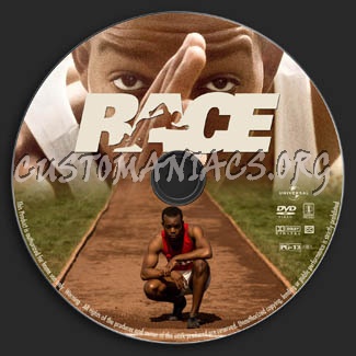 Race dvd label