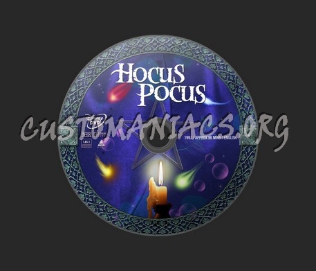 Hocus Pocus dvd label