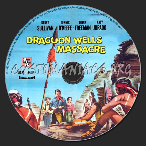 Dragoon Wells Massacre dvd label
