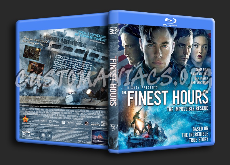 The Finest Hours 3D dvd cover