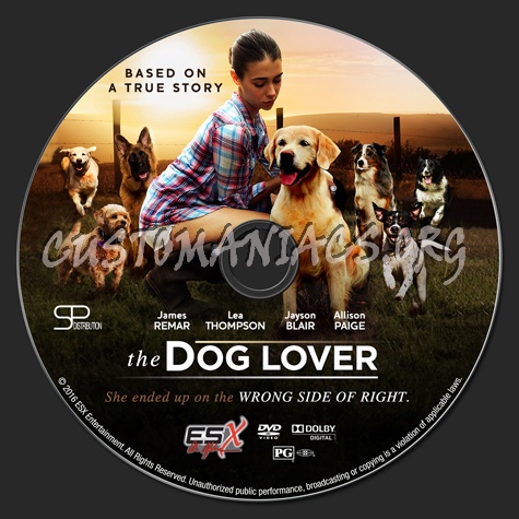 The Dog Lover dvd label