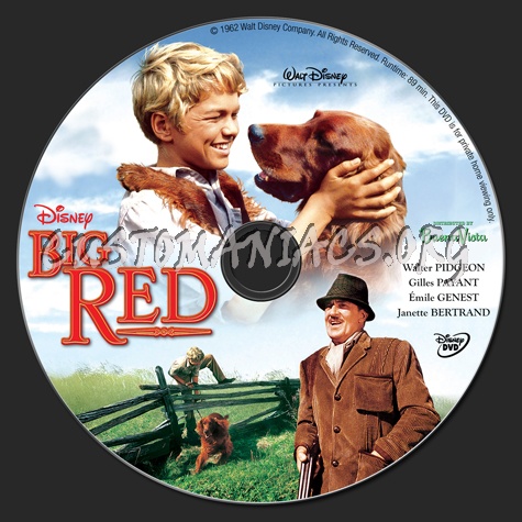 Big Red dvd label