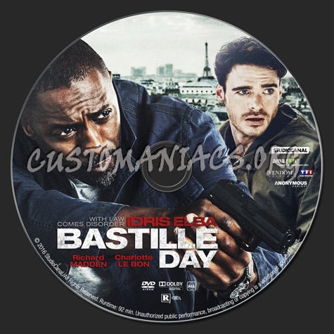 Bastille Day dvd label