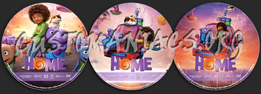 Home dvd label