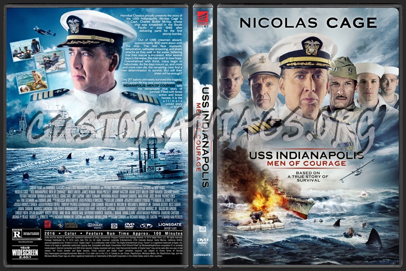 USS Indianapolis Men Of Courage dvd cover