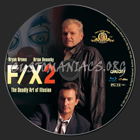 F/x2 blu-ray label