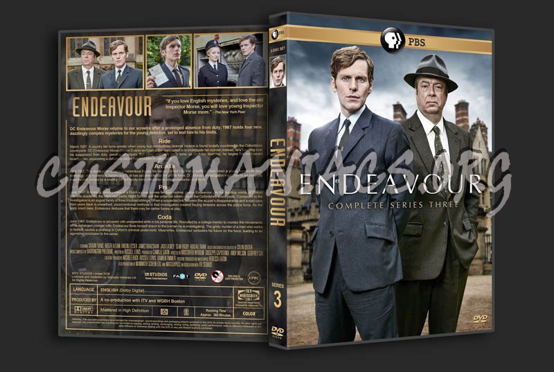 Endeavour - Series 3 dvd cover