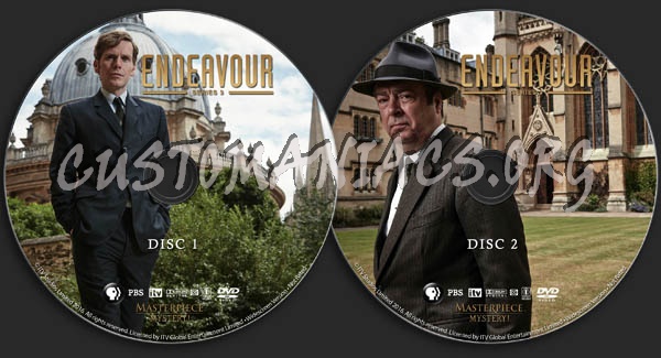 Endeavour - Series 3 dvd label