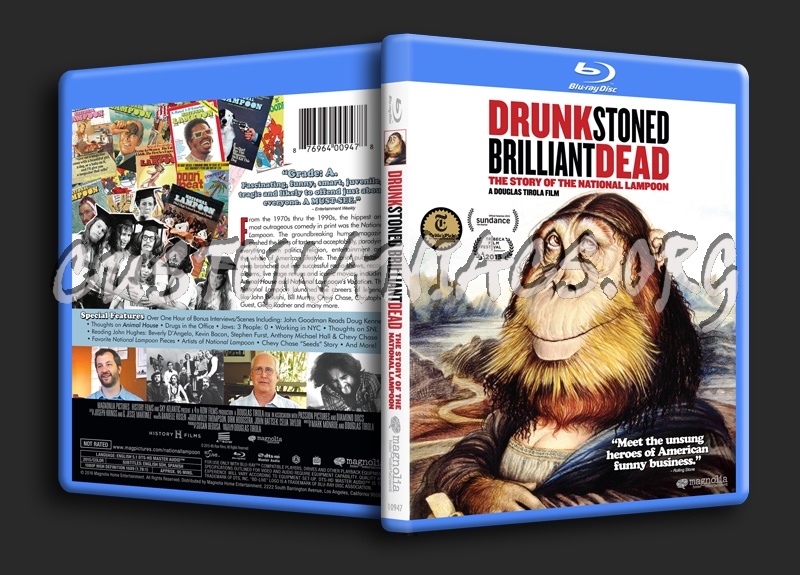 Drunk Stoned Brilliant Dead blu-ray cover