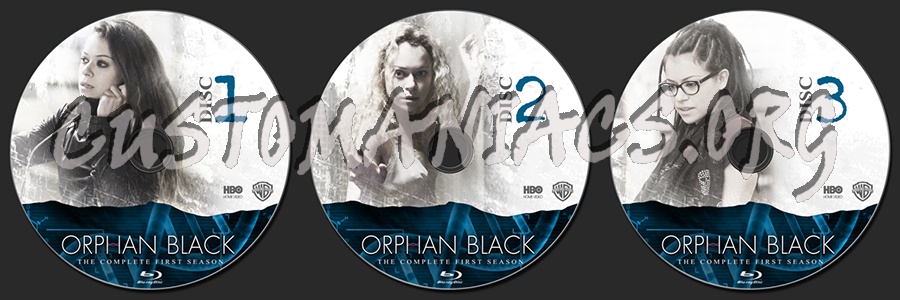 Orphan Black Season 1 blu-ray label