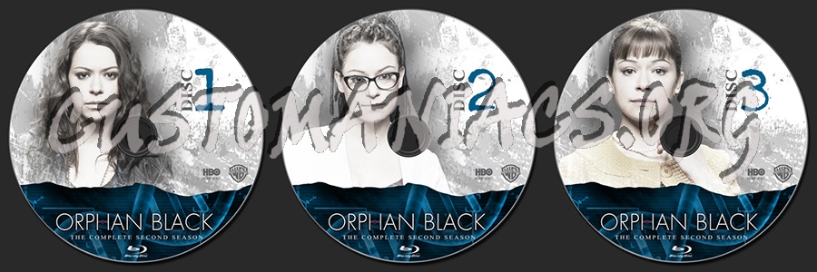 Orphan Black Season 2 blu-ray label