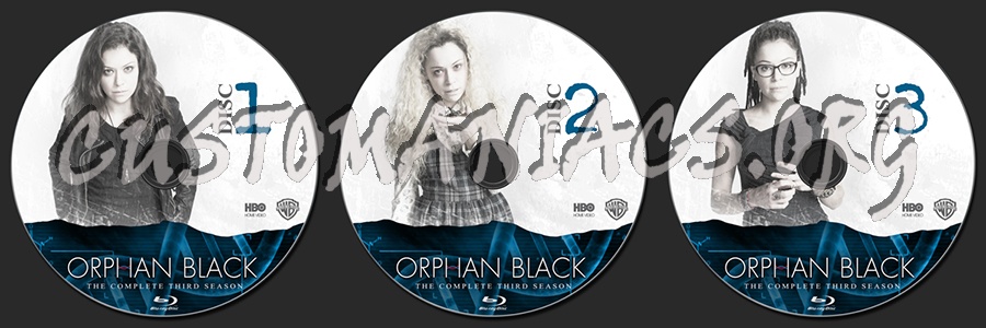 Orphan Black Season 3 blu-ray label