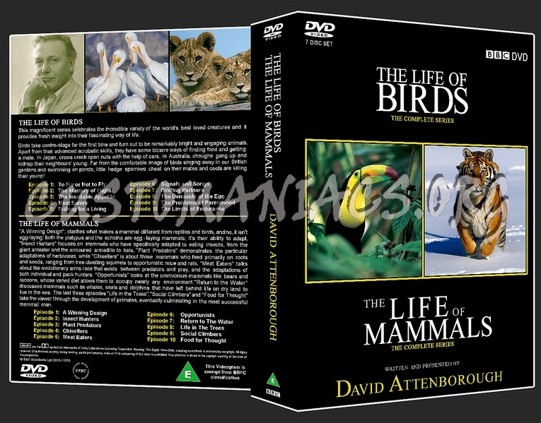 The Life Of Birds & The Life Of Mammals dvd cover