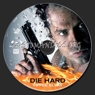 Die Hard blu-ray label