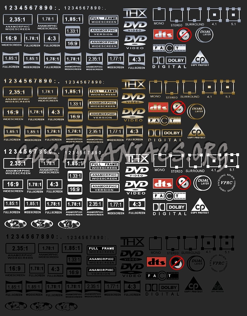 DVD Symbols & Logos 