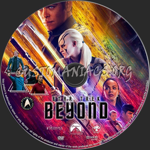 Star Trek Beyond dvd label