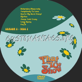 That 70's Show Season 1-8 dvd label