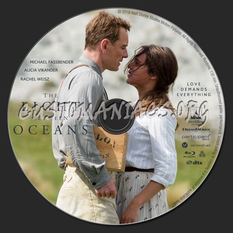 The Light Between Oceans blu-ray label